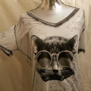 💥SALE 3 for $20💥 Cat in Sunglasses T-shirt
